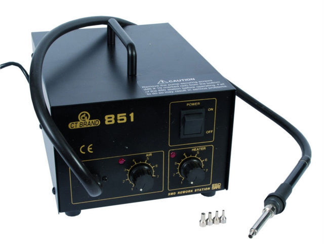 STAZIONE DISSALDANTE A GETTO D'ARIA 285W - 220V STAZIONE DISSALDANTE A GETTO D'ARIA 285W - 220V