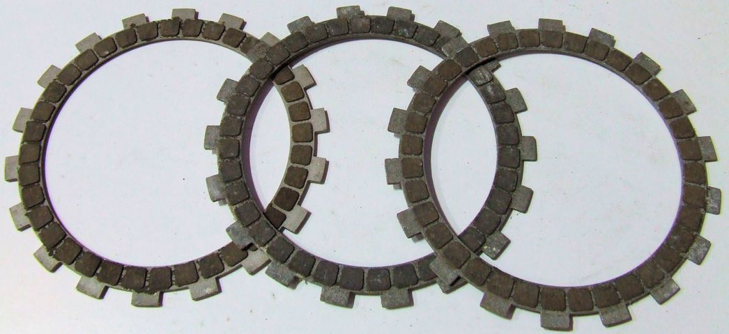 CLUTCH PLATES 18 THEET FOR VINTAGE MOTORCYCLES NEW STOCK FUND