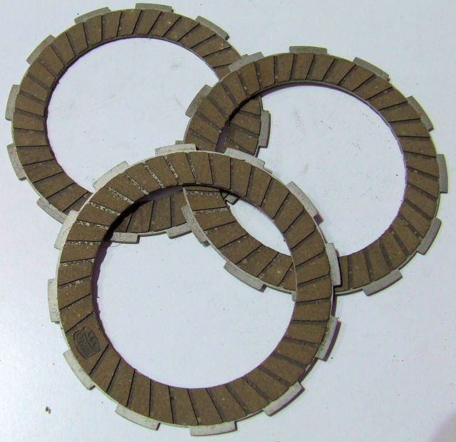 CLUTCH PLATES 12 TEETH  125MM VINTAGE BYKES NEW STOCK FUND