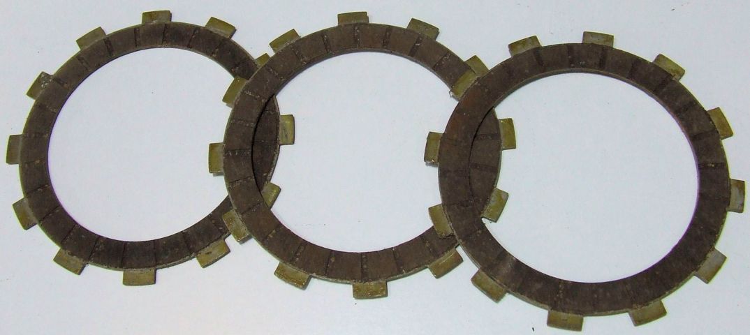 DISCHI FRIZIONE12DENTI DA1,5MM 106MM MOTO EPOCA NUOVI F. MAGAZ.