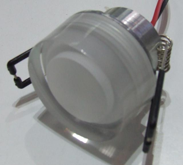 FARETTO CIRCOLARE MONO LED A LUCE CALDA DIFFUSA DA 1W 220V FARETTO CIRCOLARE MONO LED A LUCE CALDA DIFFUSA DA 1W 220V