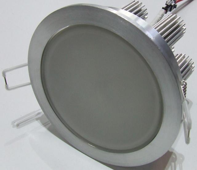 SPOTLIGHT ON ALUMINIUM ADJUSTABLE CIRCULAR. BUILT 12 cm