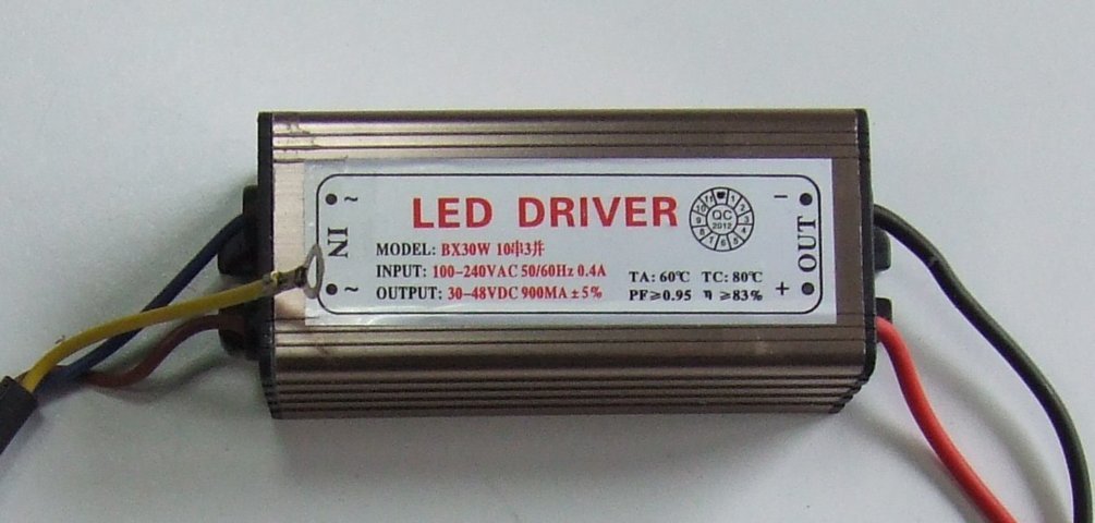 ALIMENTATORE DRIVER PER LED 30WATT