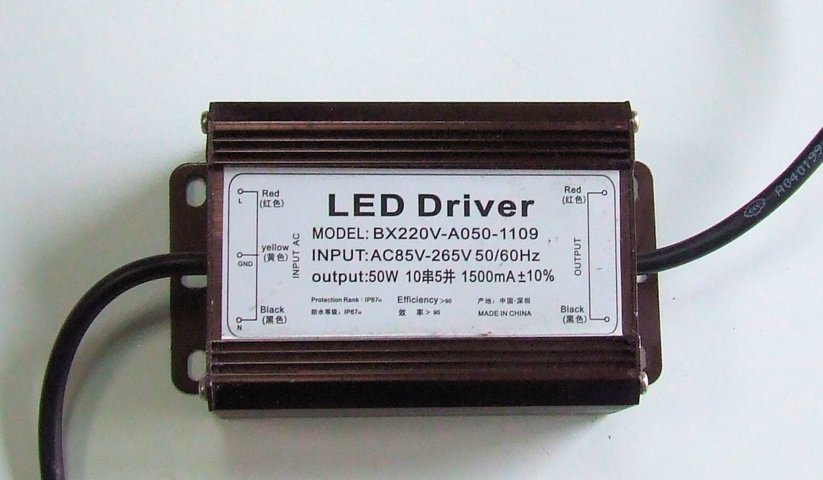 ALIMENTATORE DRIVER PER LED 50WATT