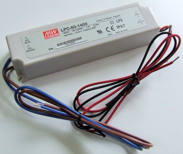 ALIMENTATORE DRIVER PER LED 50WATT MW ALIMENTATORE DRIVER PER LED 50WATT MW