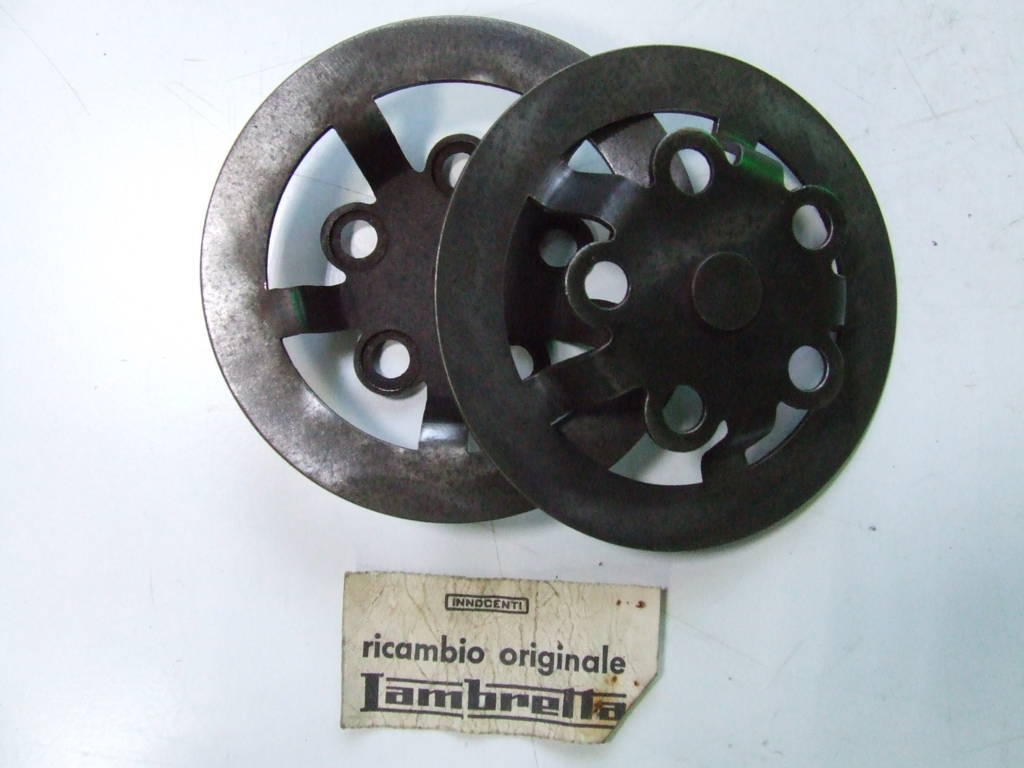 LAMBRETTA ANNI 50 PIATTELLO FRIZIONE ORIGINALE EURFLEX LAMBRETTA ANNI 50 PIATTELLO FRIZIONE ORIGINALE EURFLEX