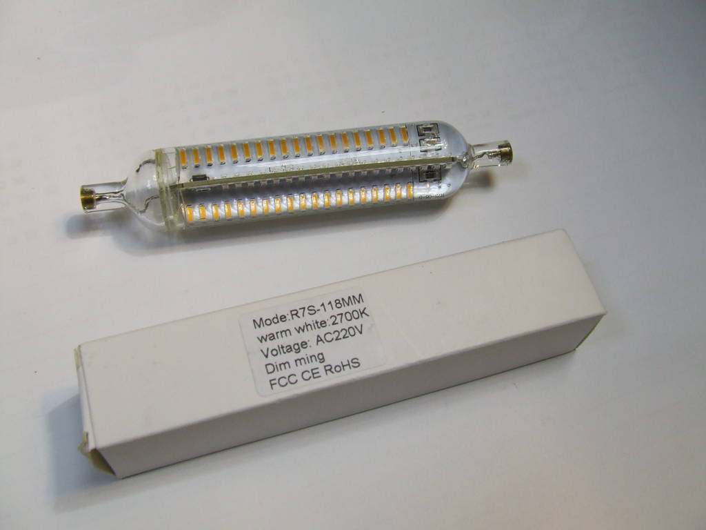 R7S 118MM LAMPADA TECNOLOGIA LED 2700 KELVIN AC 220 V DIMMERABIL R7S 118MM LAMPADA TECNOLOGIA LED 2700 KELVIN AC 220 V DIMMERABIL