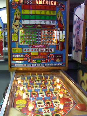 BINGO DELLA BALLY PER LUDOTECHE MODELLO MISS AMERICA 1970 PERFET