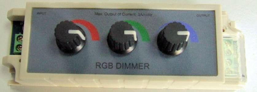 RGB DIMMER UNIT WITH POTENTIOMETER