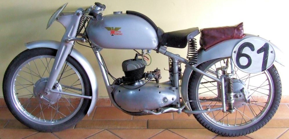 MOTO MORINI SS 125 CC 3 MARCE 1954