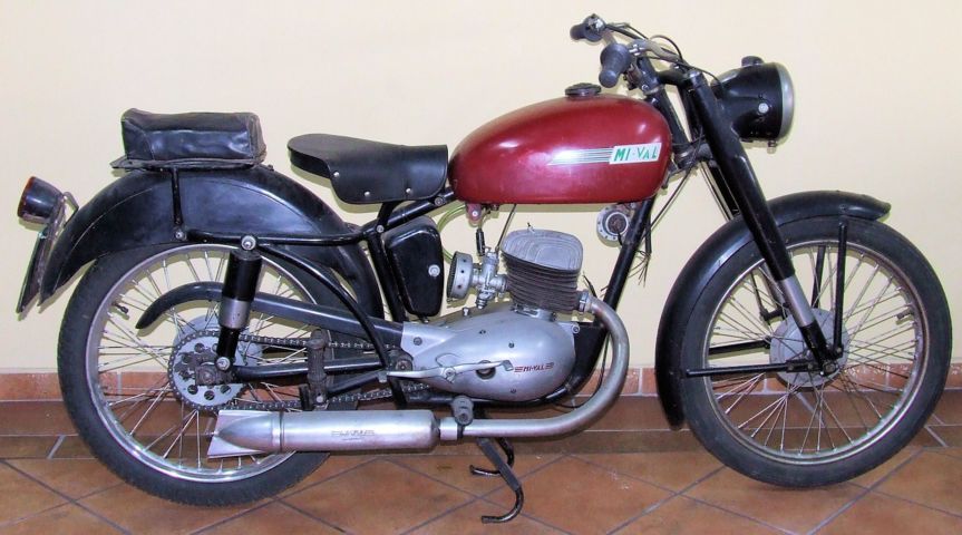 MIVAL TURISMO 125 CC 3 MARCE DEL 1958