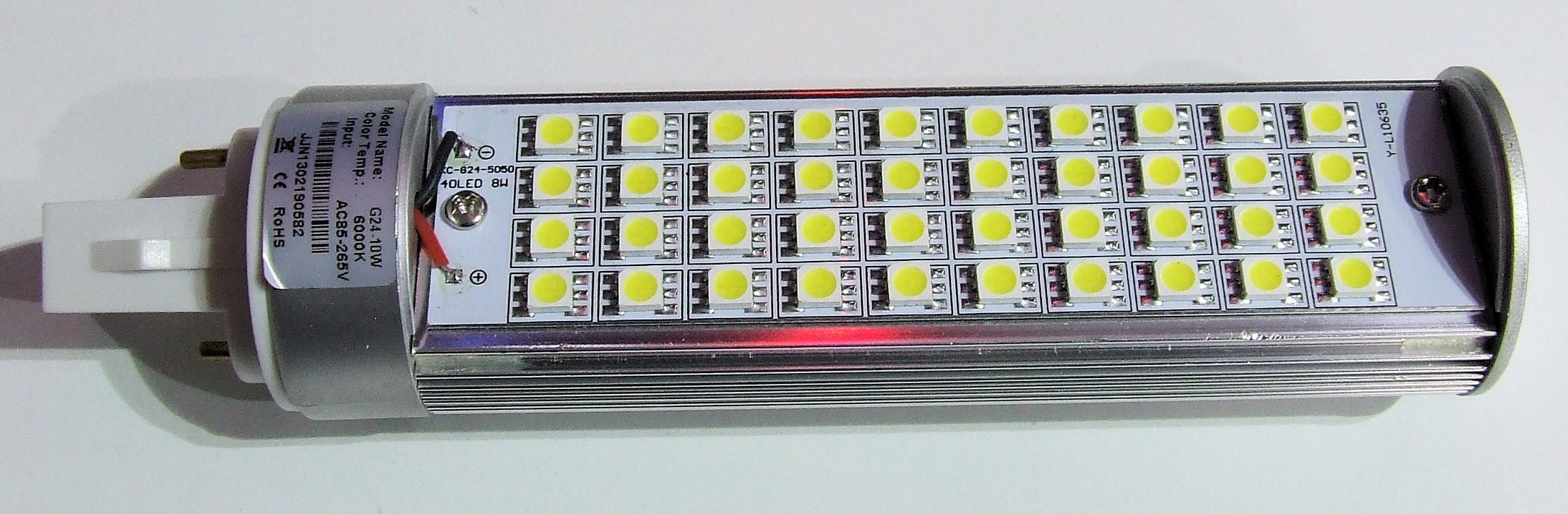 LAMPADA ATTACCO IG24 DA 40 LED LUCE BIANCO FREDDO 6500 KELVIN LAMPADA ATTACCO IG24 DA 40 LED LUCE BIANCO FREDDO 6500 KELVIN