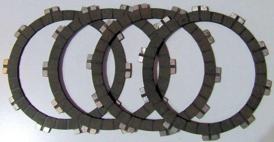 CLUTCH PLATES 10' TEETH  122.5MM VINTAGE BYKES NEW STOCK FUND