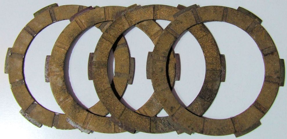 DISCHI FRIZIONE 6 DENTI  108MM MOTO EPOCA NUOVI FONDO MAGAZ.