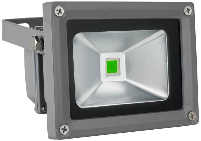 FARO LED 10W VERDE AC DC 12V 24 V