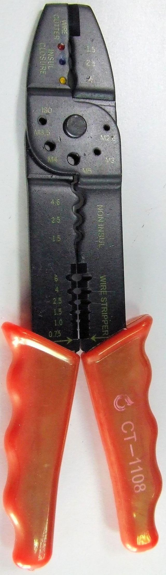 CRIMPATRICE MULTIUSO PER PUNTALI CAPICORDA MOD. CT-1108 CRIMPATRICE MULTIUSO PER PUNTALI CAPICORDA MOD. CT-1108