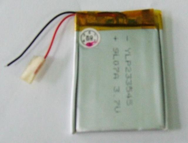 LITHIUM-POLYMER BATTERY 47 X 35 X 2 mm 3.7 VOLT 360 mA