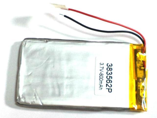 LITHIUM-POLYMER BATTERY 6.5 X 3.9 CM X 4.5 mm 3.7 V 1.2 A