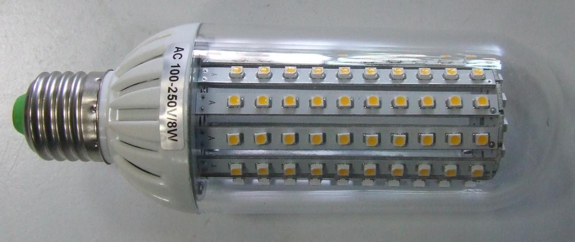 LAMPADA TECNOLOGIA LED E27 8WATT 220V LUCE CALDA