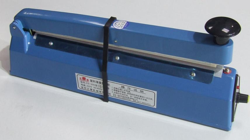 TERMOSALDATRICE MANUALE DA BANCO PER BUSTE FS-200 TERMOSALDATRICE MANUALE DA BANCO PER BUSTE FS-200