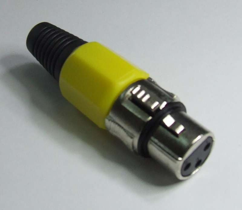 CANON PIN FEMALE COLOR YELLOW