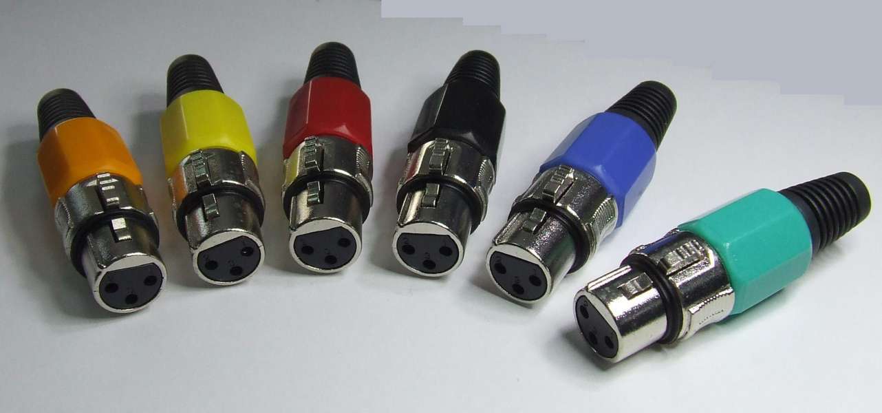 SPINOTTO AUDIO FEMMINA ATTACCO CANON 6 COLORI SPINOTTO AUDIO FEMMINA ATTACCO CANON 6 COLORI
