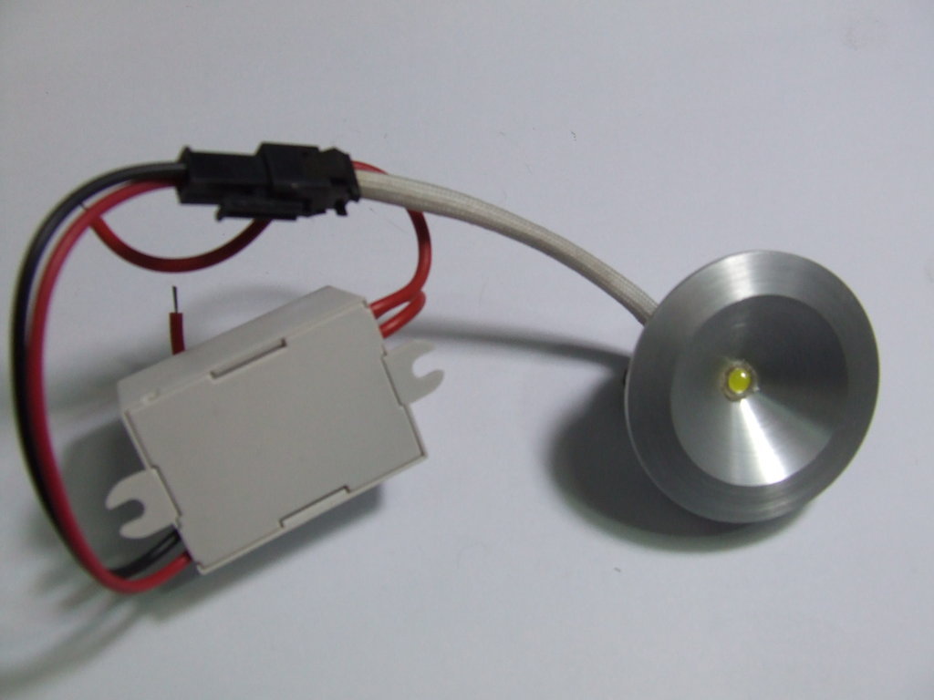 FARETTO MONO LED DA 1W IN ALLUMINO SATINATO DA INCASSO B.FREDDO FARETTO MONO LED DA 1W IN ALLUMINO SATINATO DA INCASSO B.FREDDO