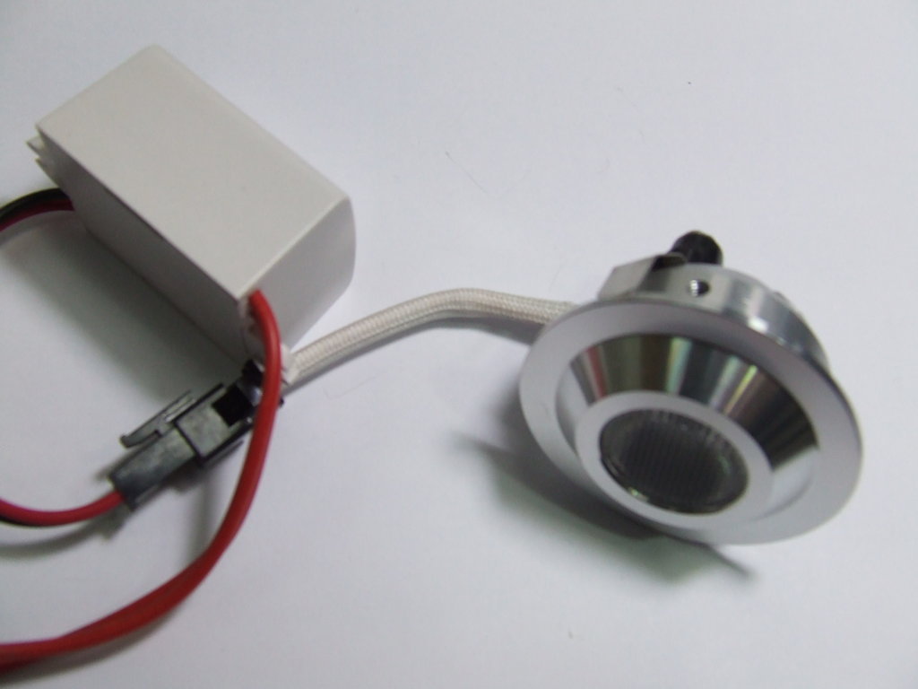 FARETTO MONO LED DA 1W IN ALLUMINIO DA INCASSO B.FREDDO 6500K FL FARETTO MONO LED DA 1W IN ALLUMINIO DA INCASSO B.FREDDO 6500K FL
