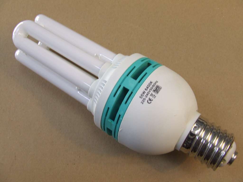 LAMPADA NEON 6400 KELVIN E40 55WATT 4U 220V LAMPADA NEON 6400 KELVIN E40 55WATT 4U 220V