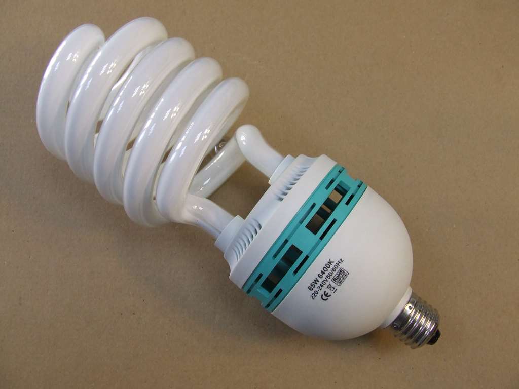 LAMPADA NEON 6400 KELVIN E27 65WATT SPIRALE 220V LAMPADA NEON 6400 KELVIN E27 65WATT SPIRALE 220V