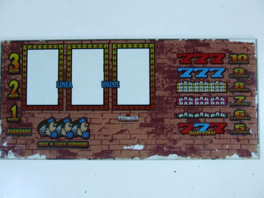 VETRO CONTAPUNTI RICAMBIO PER SLOT MACHINE VETRO CONTAPUNTI RICAMBIO PER SLOT MACHINE