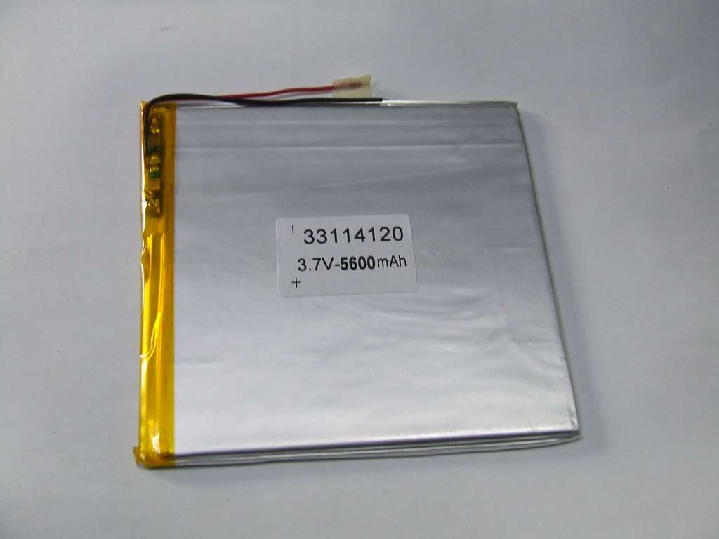 BATTERIA AI POLIMERI DI LITIO 120 X 114 X 3 MM 3,7 V 5600 MAH BATTERIA AI POLIMERI DI LITIO 120 X 114 X 3 MM 3,7 V 5600 MAH