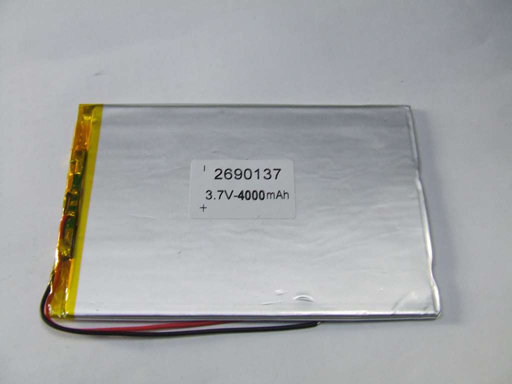 BATTERIA AI POLIMERI DI LITIO 137 X 90 X 2,5 MM 3,7 V 4000 MAH BATTERIA AI POLIMERI DI LITIO 137 X 90 X 2,5 MM 3,7 V 4000 MAH