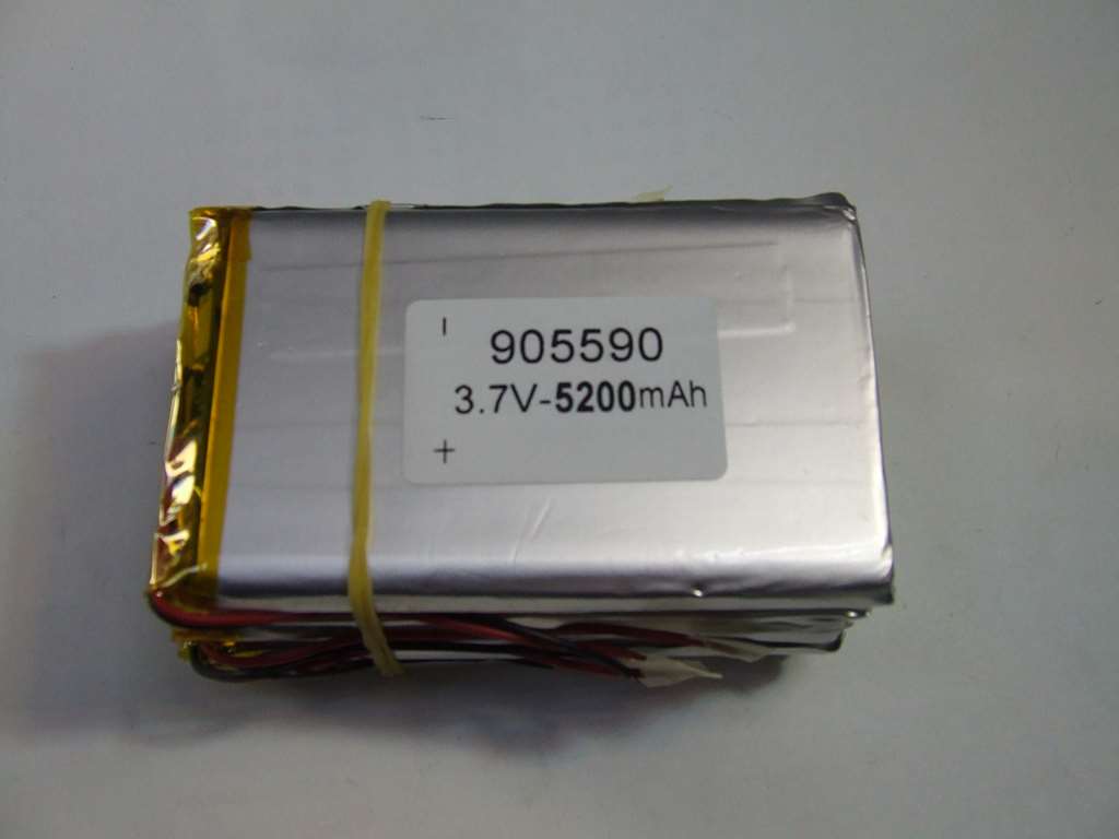 BATTERIA AI POLIMERI DI LITIO 90 X 55 X 9 MM 3,7 V 5200 MAH BATTERIA AI POLIMERI DI LITIO 90 X 55 X 9 MM 3,7 V 5200 MAH