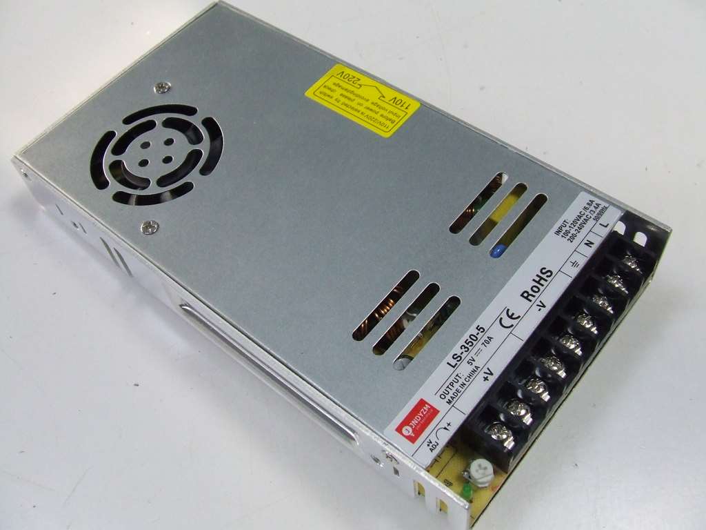 ALIMENTATORE SWITCHING DC 5 VOLT 70 AMPERE 350 WATT MAX