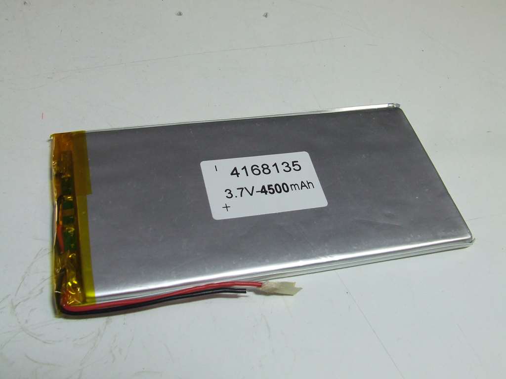 BATTERIA AI POLIMERI DI LITIO 135 X 68 X 4,1 MM 3,7 V 4500 MAH BATTERIA AI POLIMERI DI LITIO 135 X 68 X 4,1 MM 3,7 V 4500 MAH