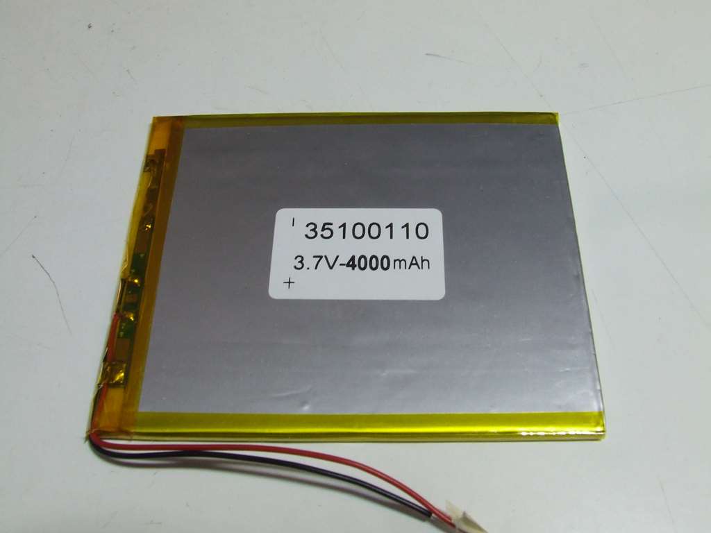 BATTERIA AI POLIMERI DI LITIO 110 X 90 X 3,5 MM 3,7 V 4000 MAH BATTERIA AI POLIMERI DI LITIO 110 X 90 X 3,5 MM 3,7 V 4000 MAH