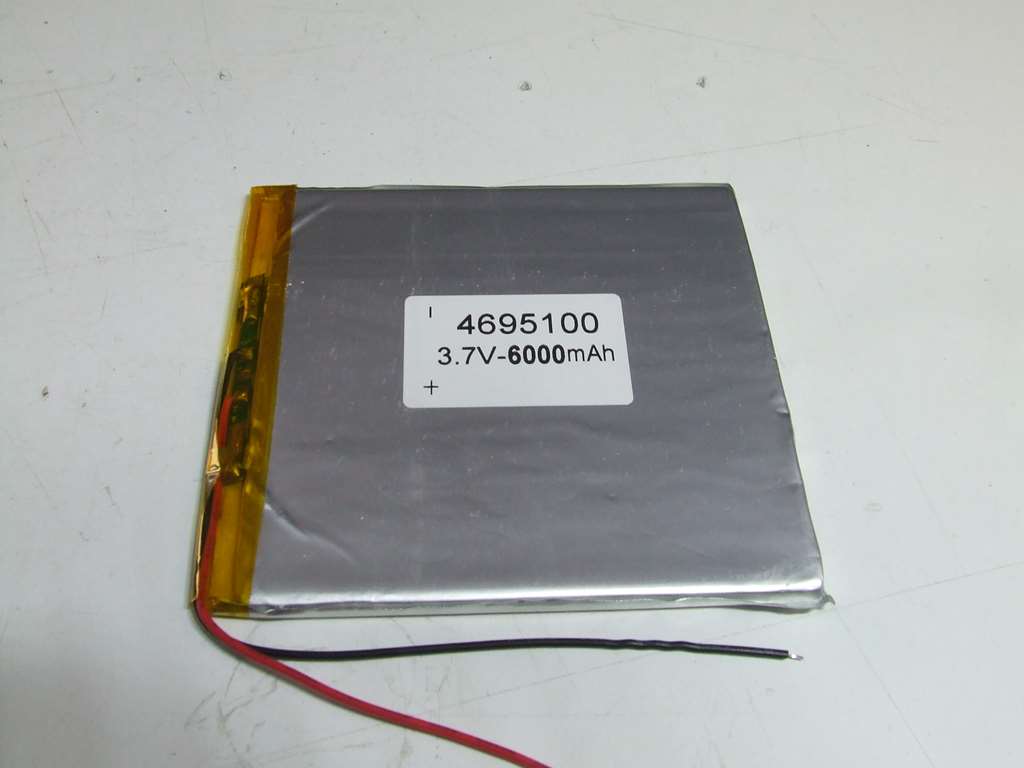 BATTERIA AI POLIMERI DI LITIO 100 X 95 X 4,6 MM 3,7 V 6000 MAH BATTERIA AI POLIMERI DI LITIO 100 X 95 X 4,6 MM 3,7 V 6000 MAH