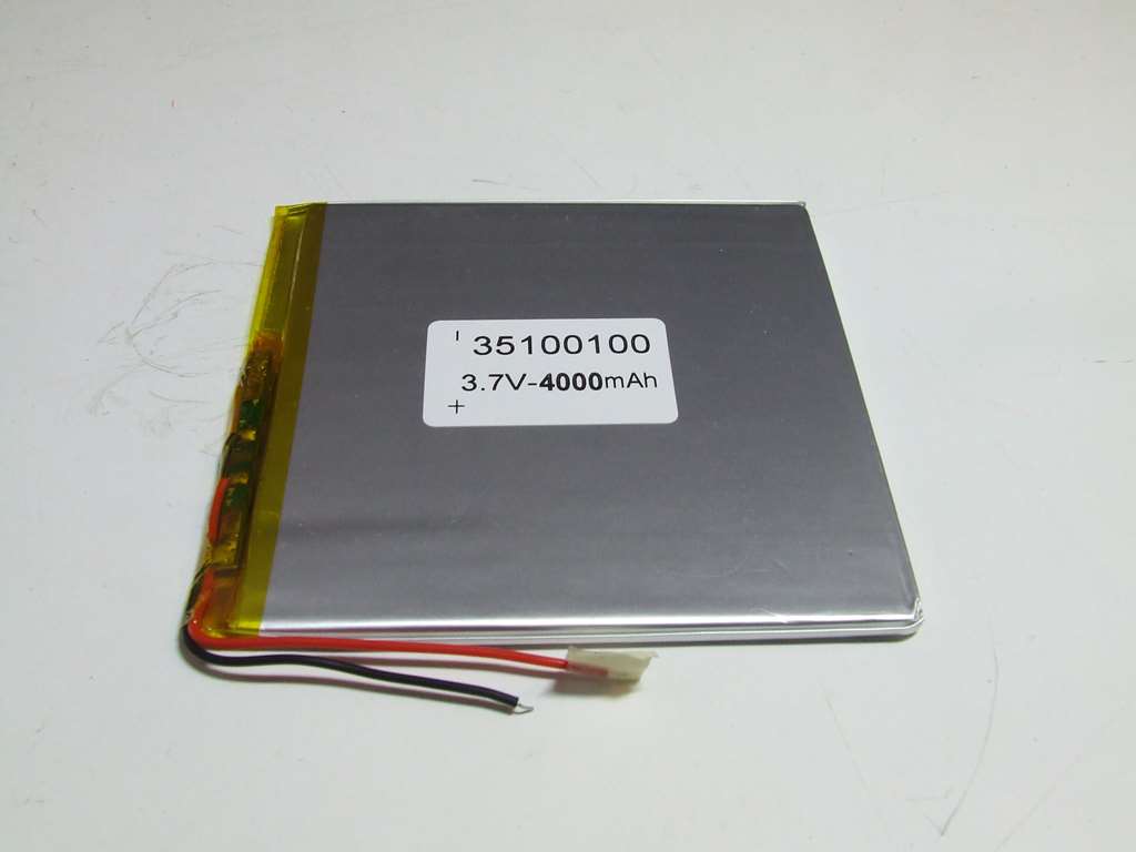 BATTERIA AI POLIMERI DI LITIO 100 X 100 X 3,5 MM 3,7V 4000MAH BATTERIA AI POLIMERI DI LITIO 100 X 100 X 3,5 MM 3,7V 4000MAH