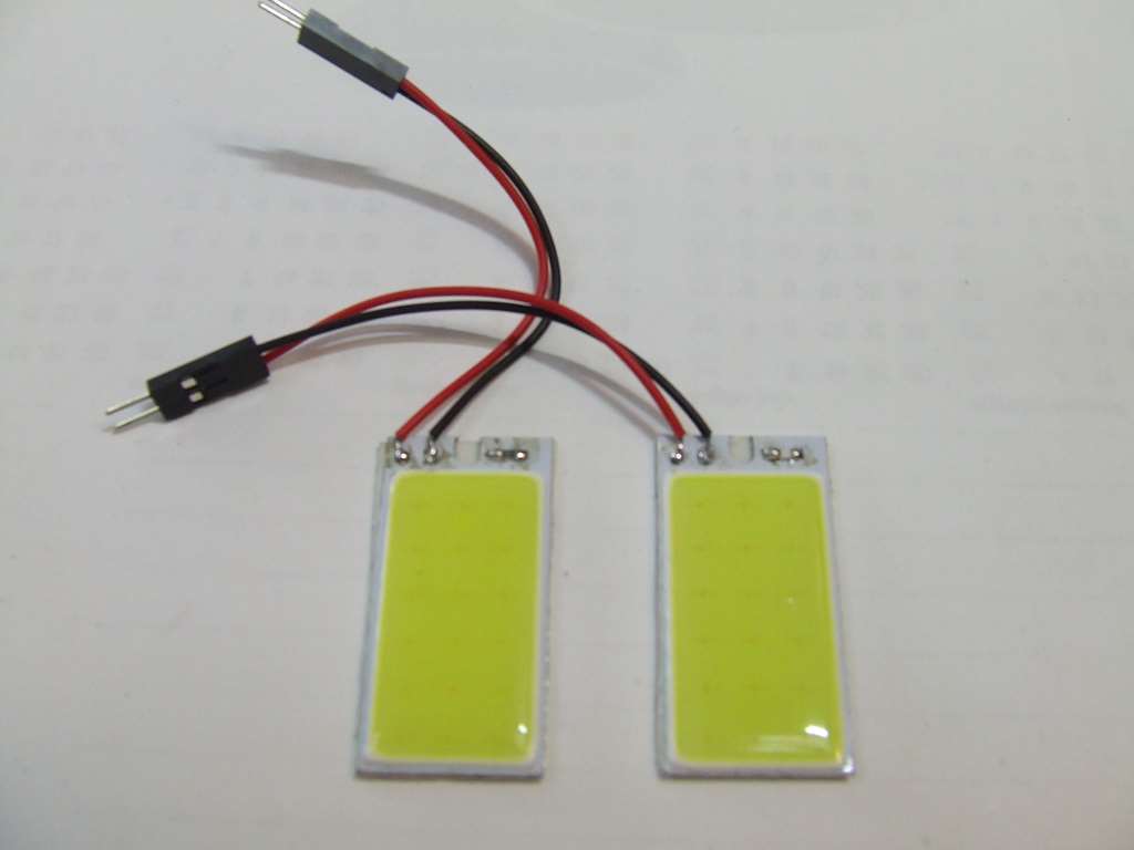 COB LED PER AUTO E NON 6500K DC12V COPPIA COB LED PER AUTO E NON 6500K DC12V COPPIA