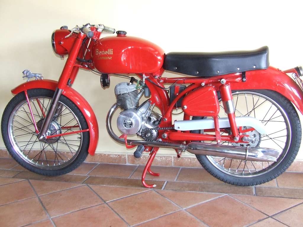 BENELLI LEONCINO 125 CC 3 MARCE 1955 RESTAURO 2015