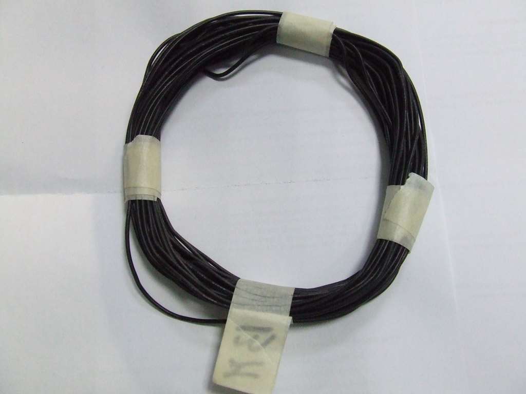 CAVO ANTIFIAMMA MATASSA NERA 20 MT SEZIONE 1 MM CAVO ANTIFIAMMA MATASSA NERA 20 MT SEZIONE 1 MM
