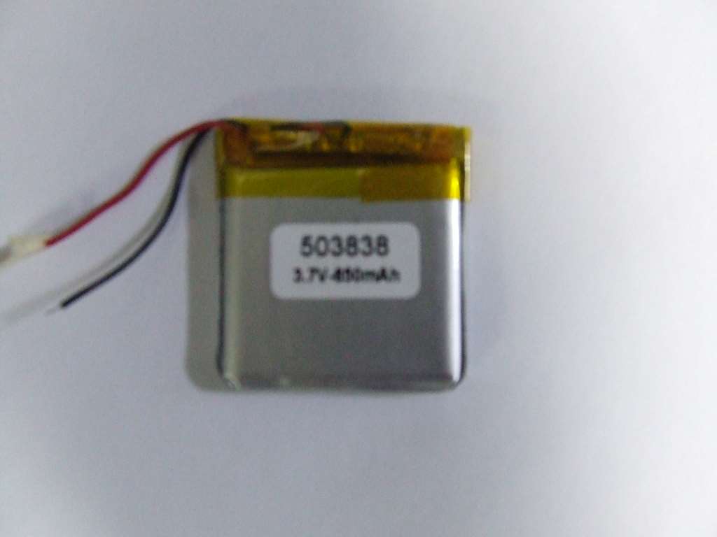 BATTERIA AI POLIMERI DI LITIO 38 X 38 X 5 MM 3,7 V 650 MAH BATTERIA AI POLIMERI DI LITIO 38 X 38 X 5 MM 3,7 V 650 MAH