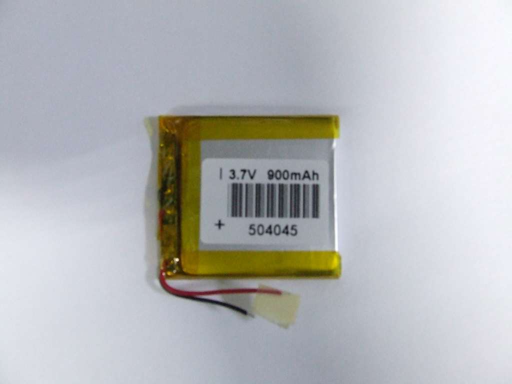 BATTERIA AI POLIMERI DI LITIO 45 X 40 X 5 MM 3,7 V 900 MAH