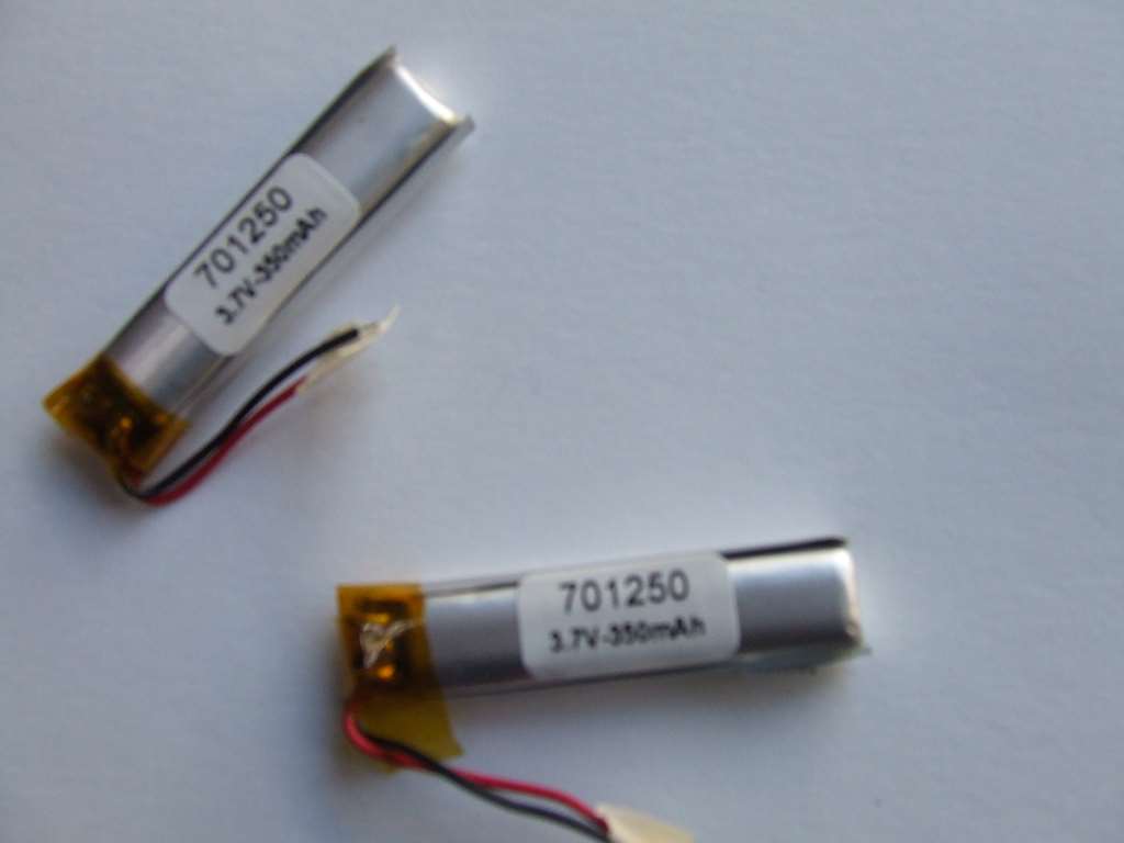 BATTERIA AI POLIMERI DI LITIO 50 X 12 X 7 MM 3,7 V 350 MAH