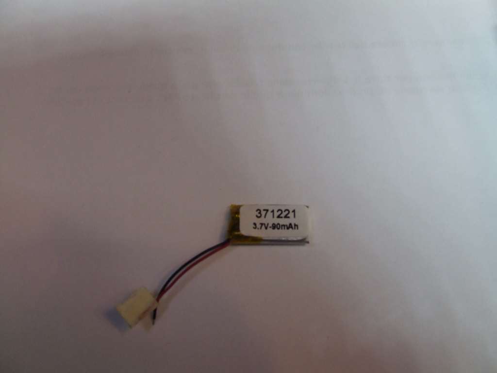 BATTERIA AI POLIMERI DI LITIO 21 X 12 X 3,7 MM 3,7 V 90 MAH BATTERIA AI POLIMERI DI LITIO 21 X 12 X 3,7 MM 3,7 V 90 MAH