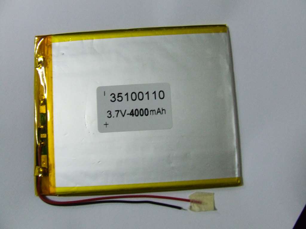 BATTERIA AI POLIMERI DI LITIO 100 X 110 X 3,5 MM 3,7V 4000MAH BATTERIA AI POLIMERI DI LITIO 100 X 110 X 3,5 MM 3,7V 4000MAH