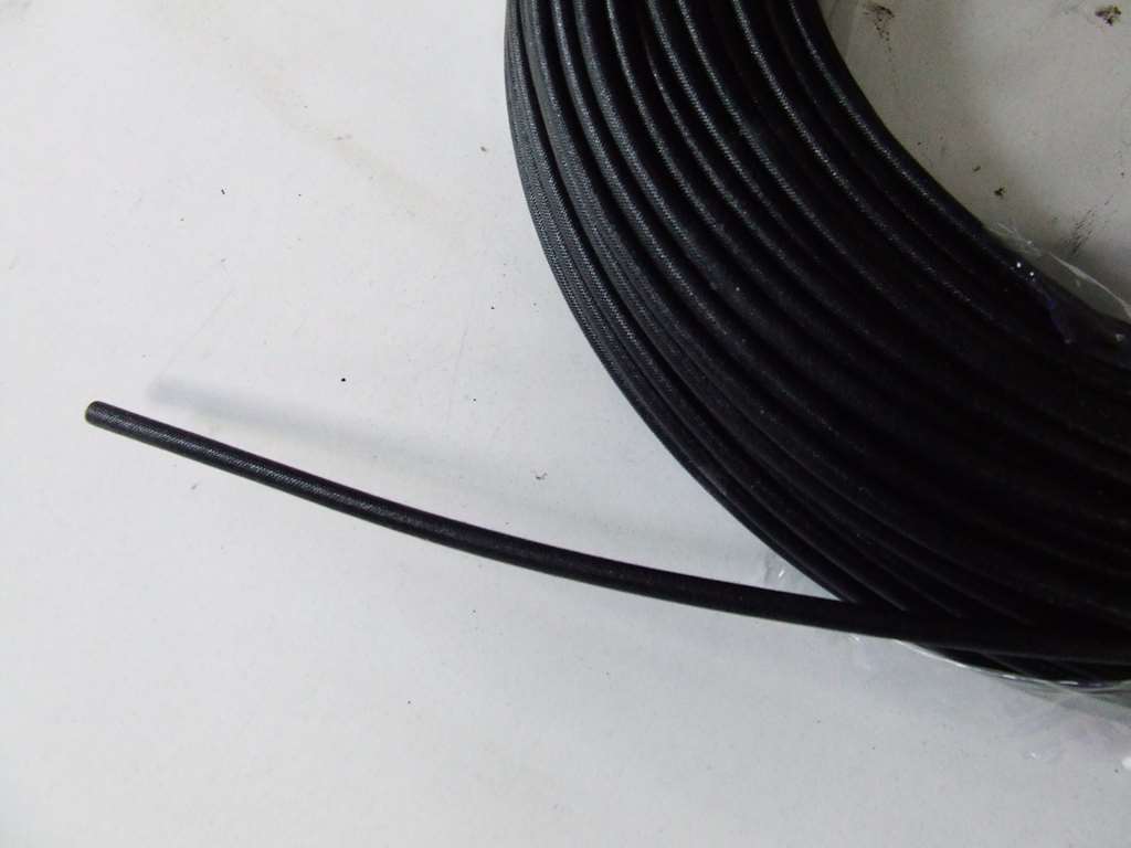 GUAINA STERLINGATA 5MM DIAMETRO INTERNO NERA GUAINA STERLINGATA 5MM DIAMETRO INTERNO NERA