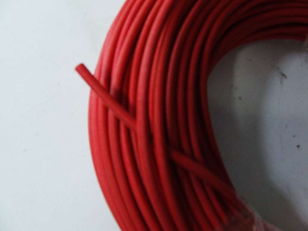 GUAINA STERLINGATA 5MM DIAMETRO INTERNO ROSSA GUAINA STERLINGATA 5MM DIAMETRO INTERNO ROSSA
