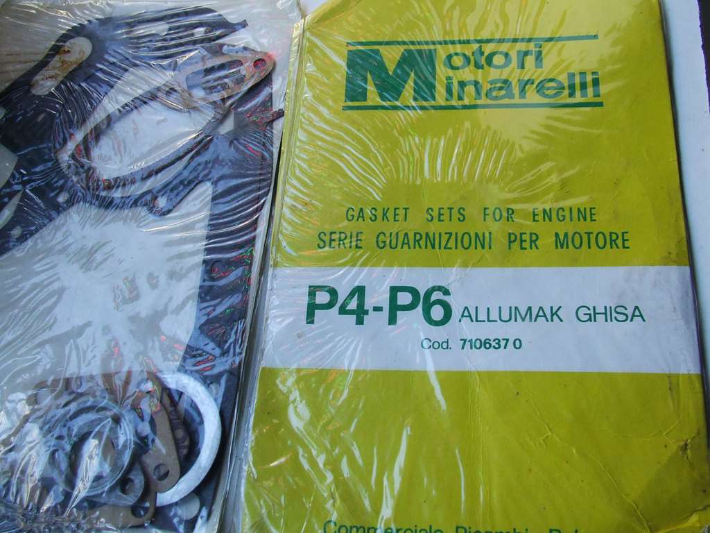GUARNIZIONI MOTORI MINARELLI P4-P6 ALLUMAK GHISA GUARNIZIONI MOTORI MINARELLI P4-P6 ALLUMAK GHISA
